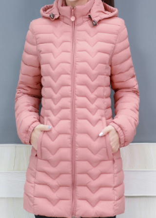 Coperck.com - Women's Lightweight Quilted Puffer Hooded Coat - Winter Sale