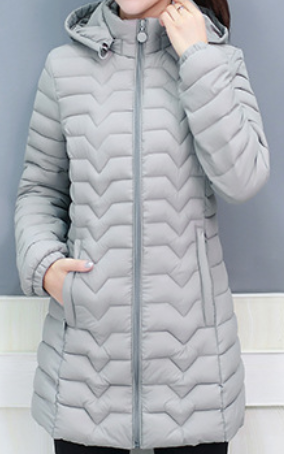 Coperck.com - Women's Lightweight Quilted Puffer Hooded Coat - Winter Sale